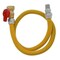 Jones Stephens 5/8" OD (1/2" ID) Gas Connector, 1/2" MIP x 3/4" FIP Ball Valve x 24" G71221 - alternate 3